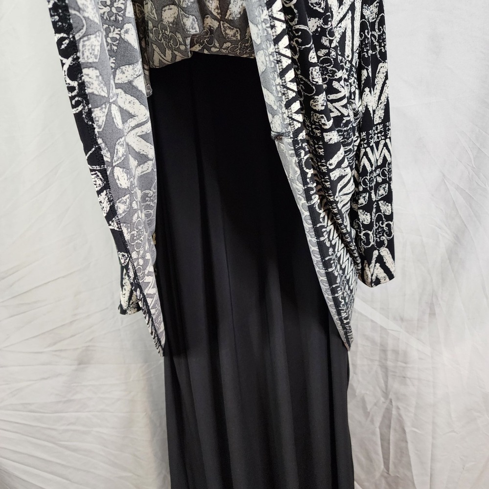 Vintage R&M RICHARDS Size 3X Layered Sheath Dress Attached Jacket‎ Long Sleeve - Picture 9 of 10